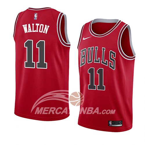 Maglia NBA Chicago Bulls Derrick Walton Icon 2018 Rosso